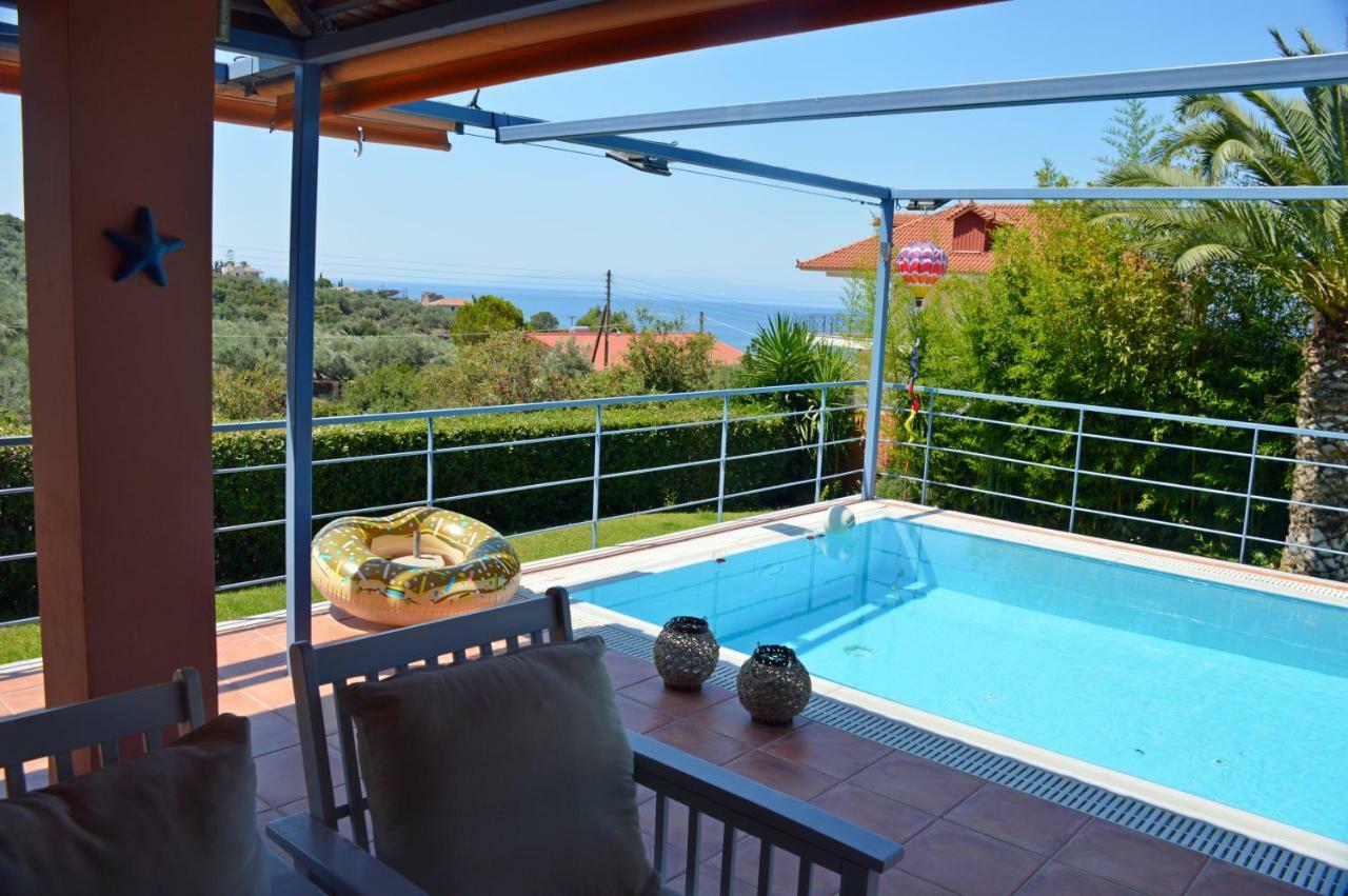 Cozy Small Smart Villa With Private Pool Mikri Mantineia كالاماتا المظهر الخارجي الصورة